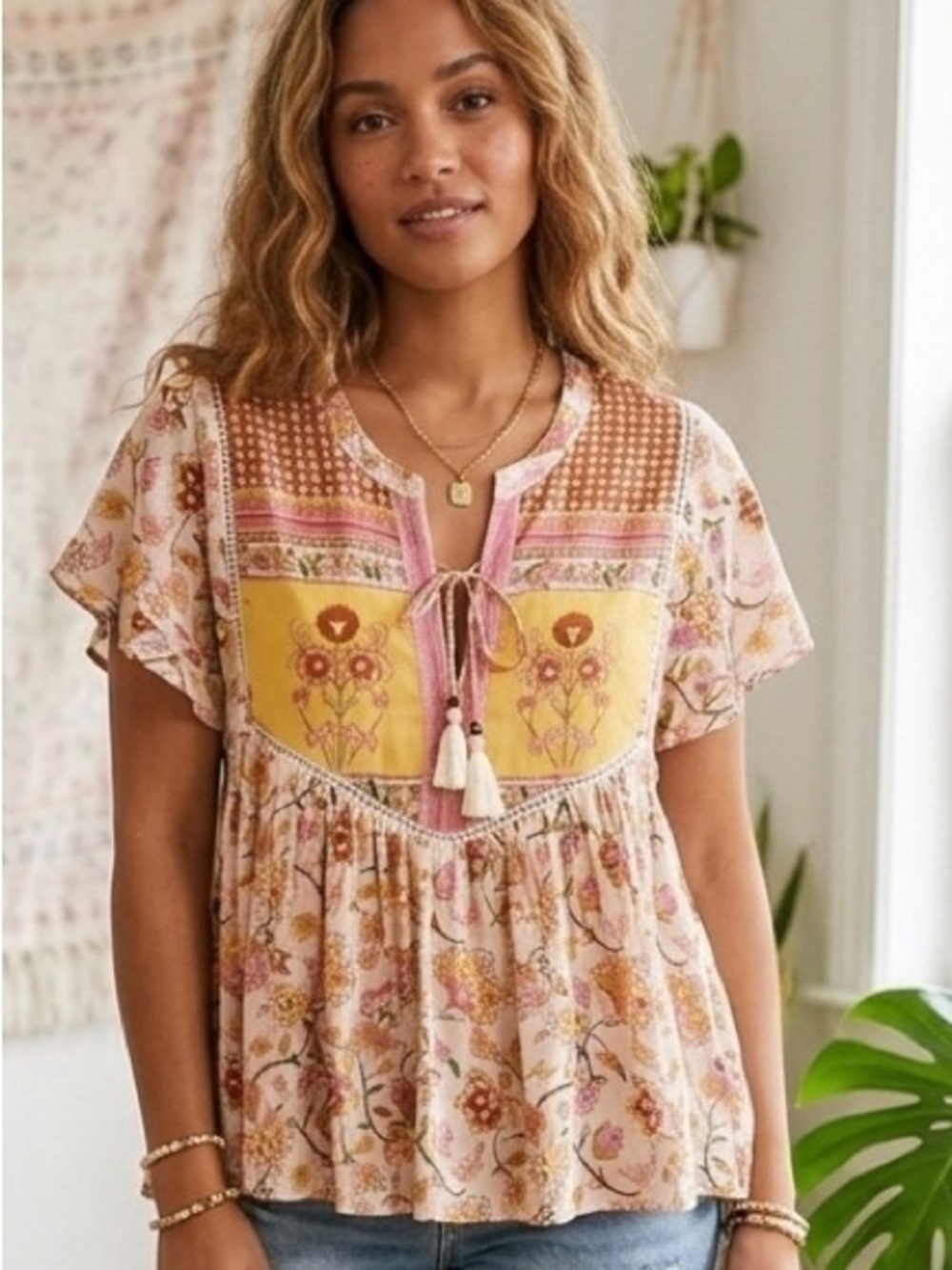 SPELL & THE GYPSY Portobello Road Short Sleeve Shirt (S)